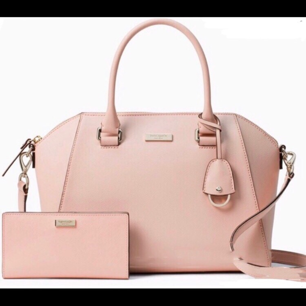 Kate Spade Satchel Purse & Wallet Bundle Brand NEW - Picture 1 of 6